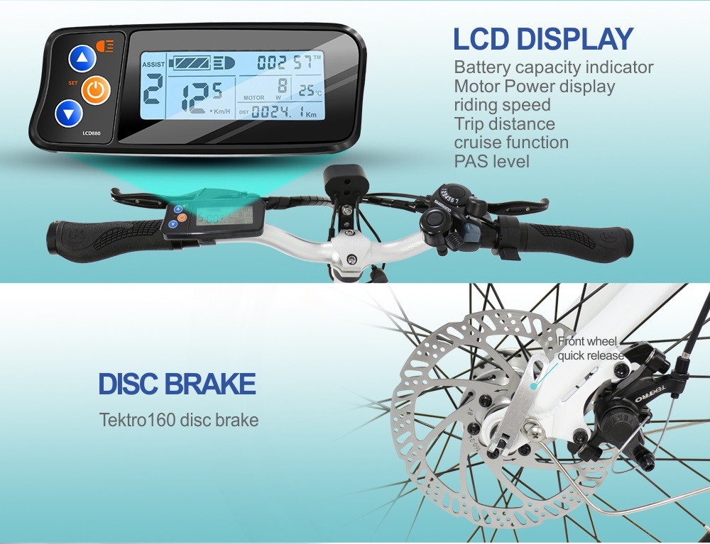 20-Inch Folding Electric Bike - 36V 10Ah Battery, 7-Speed Shimano, LCD Display, Pedal Assist – Compact & Portable for Commuting & Adventure 10 20-Inch Folding Electric Bike - 36V 10Ah Battery, 7-Speed Shimano, LCD Display, Pedal Assist – Compact & Portable for Commuting & Adventure - Folding Electric Bike - 10