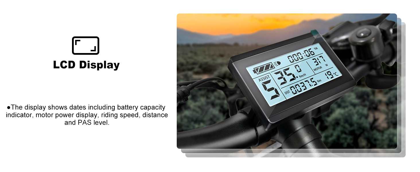 HOTEBIKE Bicicleta Elétrica de Montanha 500W 27.5 - Bateria Removível 48V 13AH - Acelerador e Assistência de Pedal - Alcance de até 55 Milhas - Bicicleta Elétrica de Montanha - 4