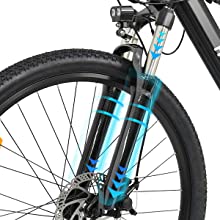 HOTEBIKE A6AH27.5 Bicicleta Elétrica de Montanha – 27.5 36V 350W com Bateria Removível – Deslocamento sem Suor & Passeios em Trilhas 6 HOTEBIKE A6AH27.5 Bicicleta Elétrica de Montanha – 27.5 36V 350W com Bateria Removível – Deslocamento sem Suor & Passeios em Trilhas - Bicicleta Elétrica Canadá - 6
