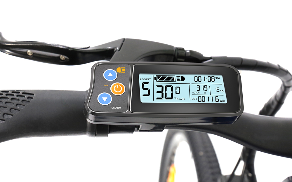 HOTEBIKE A5(26) Bicicleta Elétrica Urbana – Quadro 26, Bateria Oculta 36V, Motor 350W – Deslocamento Suave e Utilidade 7 HOTEBIKE A5(26) Bicicleta Elétrica Urbana – Quadro 26, Bateria Oculta 36V, Motor 350W – Deslocamento Suave e Utilidade - Bicicleta Elétrica Urbana - 7
