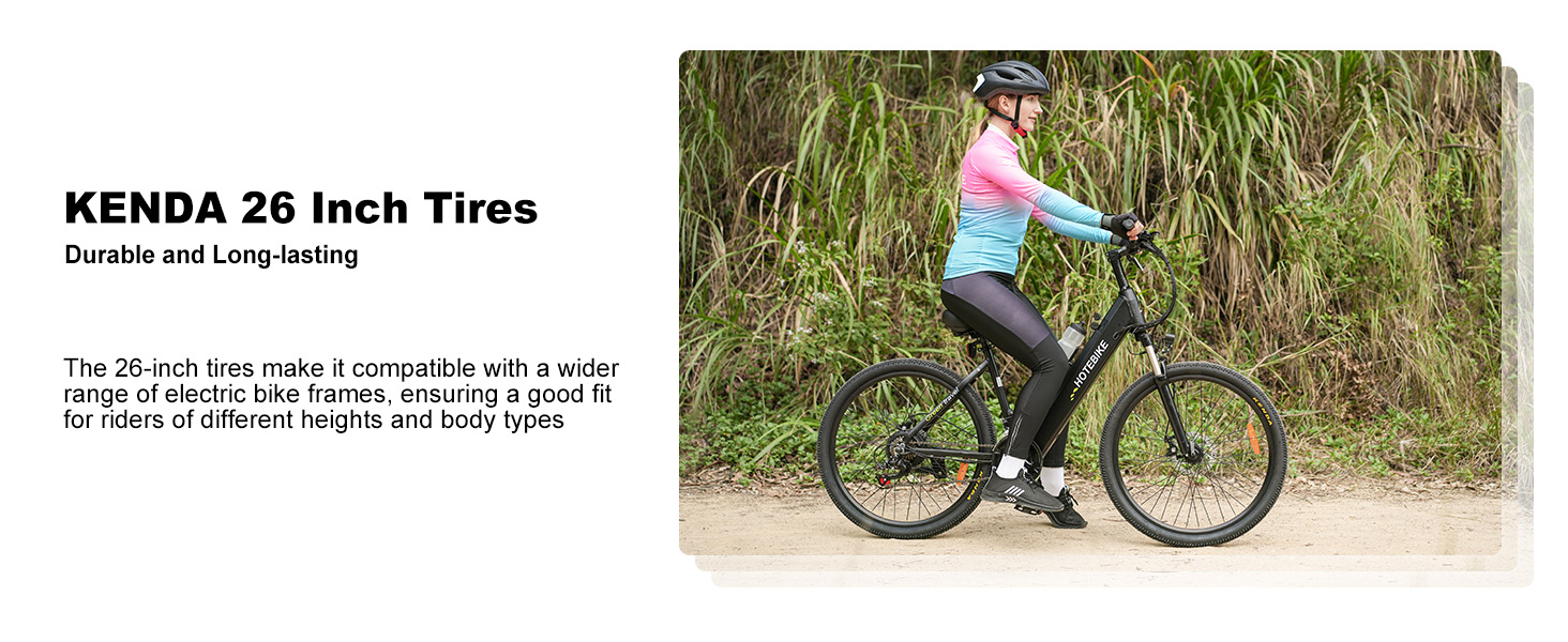 HOTEBIKE 36V 350W Bicicleta Elétrica Urbana para Adultos 26 – Leve com Bateria Oculta Removível 9 HOTEBIKE 36V 350W Bicicleta Elétrica Urbana para Adultos 26 – Leve com Bateria Oculta Removível - Bicicleta Elétrica Canadá - 9